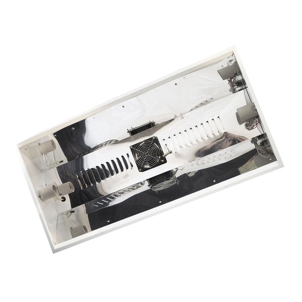 POWERPLANT TWIN CFL REFLECTOR 240V FLAT EARTH PLUG image 0