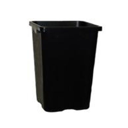 BUCKET SQUARE 290MM X 300MM WITH HOLES - 18L BLACK image 0