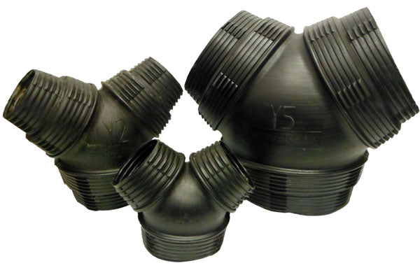 Y' DUCT FITTING 150MM X 150MM X 150MM (PLASTIC) image 0