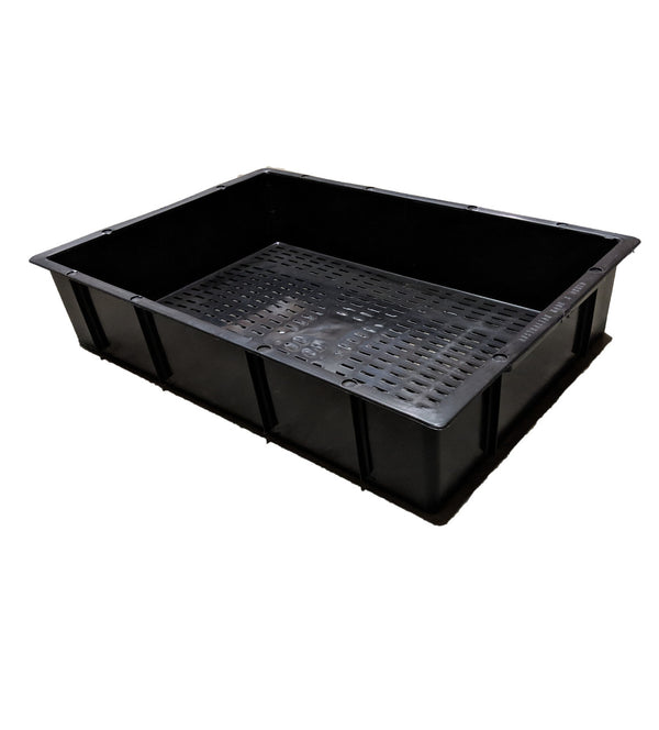 CROP-BOX BLACK 23 LITRE GRATED BASE image 0
