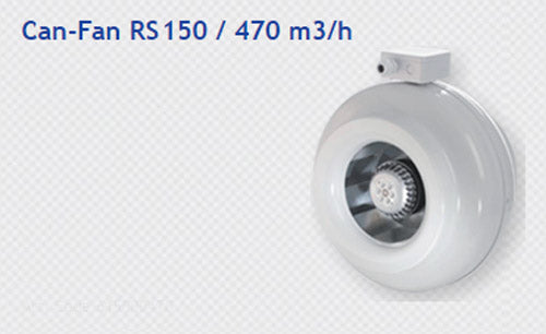CAN-FAN RS 125 (84 LPS / 300 M3/H) METAL BODY image 0