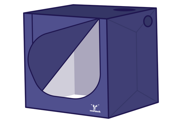 SEA-HAWK PROPAGATION CLONE TENT INC RACKS 1.2 X 0.6 X 1.2 image 0