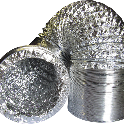 DUCTING SILVER ALUMINIUM 320MM X FIVE METRE BOXED (SUITS 315MM FITTINGS) image 0