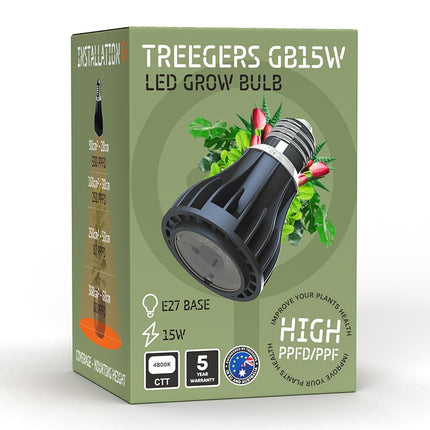 TREEGERS 15 WATT LED GROW BULB image 1