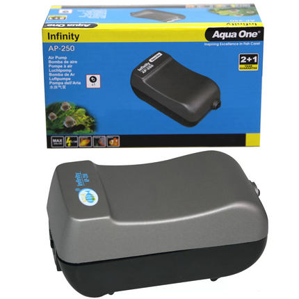 INFINITY AP-250R AIR PUMP SINGLE 200LH WITH AIRLINE KIT image 2