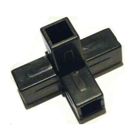 QUBELOCK 4 WAY CORNER BLACK (P40) image 0