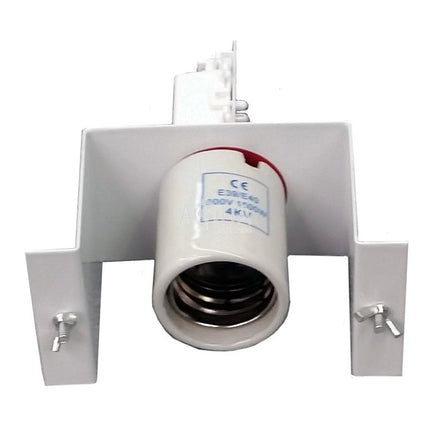 LAMP HOLDER 90 DEGREE FLAT EARTH (SUITS CFL LAMPS) image 0