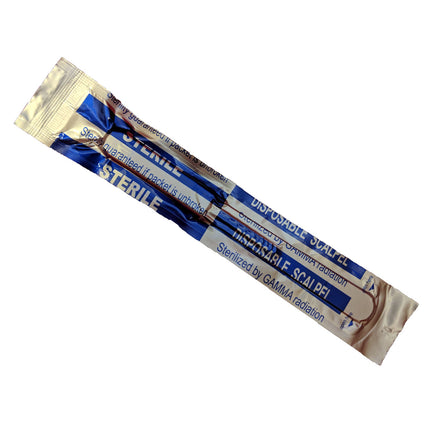 SCALPELS DISPOSABLE STAINLESS STEEL CARTON OF 10 image 0