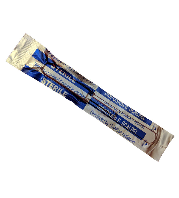 SCALPELS DISPOSABLE STAINLESS STEEL CARTON OF 10 image 0