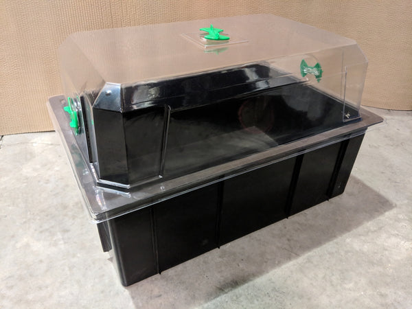 PROPOGATOR LID LARGE (FOR CROP BOX) INC 3 GREEN VENTS - SUITS 23-45-65 LTR image 0