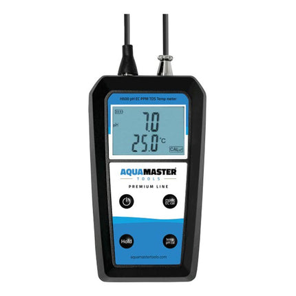 AQUAMASTER H600 PRO SUBSTRATE PH - EC - PPM - TDS - TEMP HANDHELD INC CASE image 5