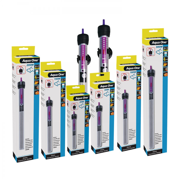 GLASS HEATER 300 WATT (SUITS 300 LITRE) AQUA ONE image 0