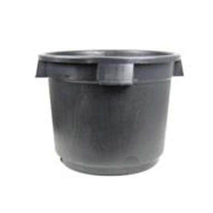 500MM STANDARD BLACK BUCKET NO HOLE & HANDLE 52 LITRE image 0