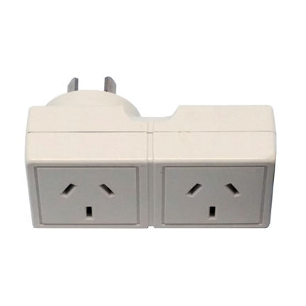 DOUBLE ADAPTER SQUARE PLUG INTO RIGHT image 0