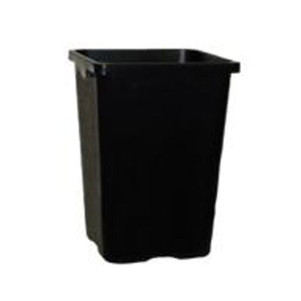 BUCKET SQUARE 290MM X 400MM HIGH 24 LITRE BLACK image 0