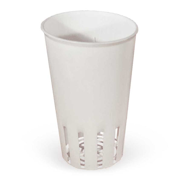 GROW-POT - 80MM SLOTTED WITH UV - REUSABLE WHITE TALL image 0
