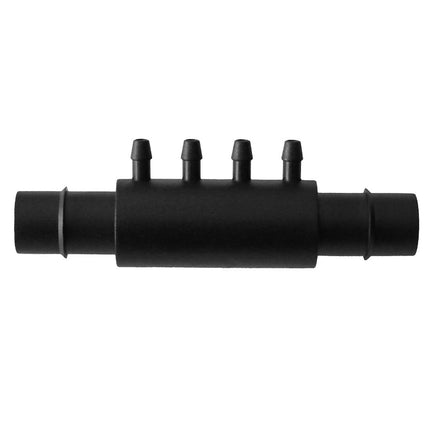 MANIFOLD 13MM INLINE WITH 4 MICROTUBE OUTLETS image 0