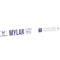 MYLAR - SILVER WITH BLACK BACKING 1.2 X 30 METRE ROLL image 0