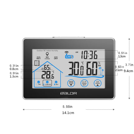 WIRELESS HYGRO / THERMOMETER (BALDR) image 2