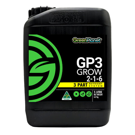 GREEN PLANET GP3 GROW - 5 Litre image
