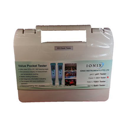 IONIX EC – TEMPERATURE TESTER LARGE LCD DISPLAY IN CARRY CASE image 0