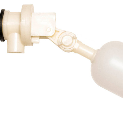 FLOAT VALVE WHITE BAGGED (COMPACT / ADJUSTABLE)(13MM BARB-18MM THREAD) image 0