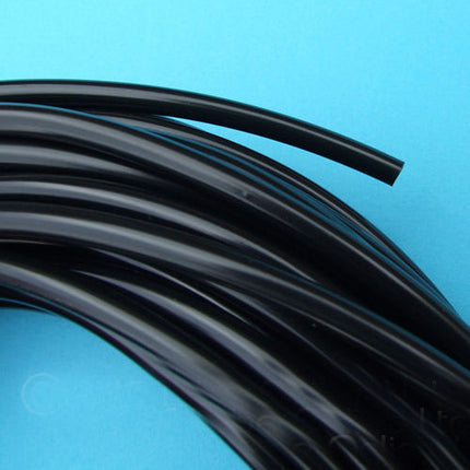 MICROTUBE BLACK 4.0MM TEN METRE ROLL POLY image 0