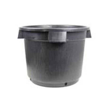 500MM STANDARD BLACK POT - WITH HOLE & HANDLE 52 LITRE image 0