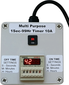 MULTI PURPOSE TIMER (1 SECOND TO 99 HOURS ON / OFF) image 0