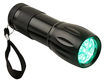 FLASHLIGHT - TORCH 9 X GREEN LED image 0