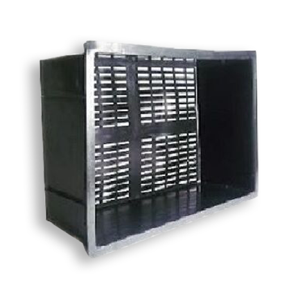 CROP-BOX BLACK 45L GRATED BASE 58 X 41 X 20.5CM image 0